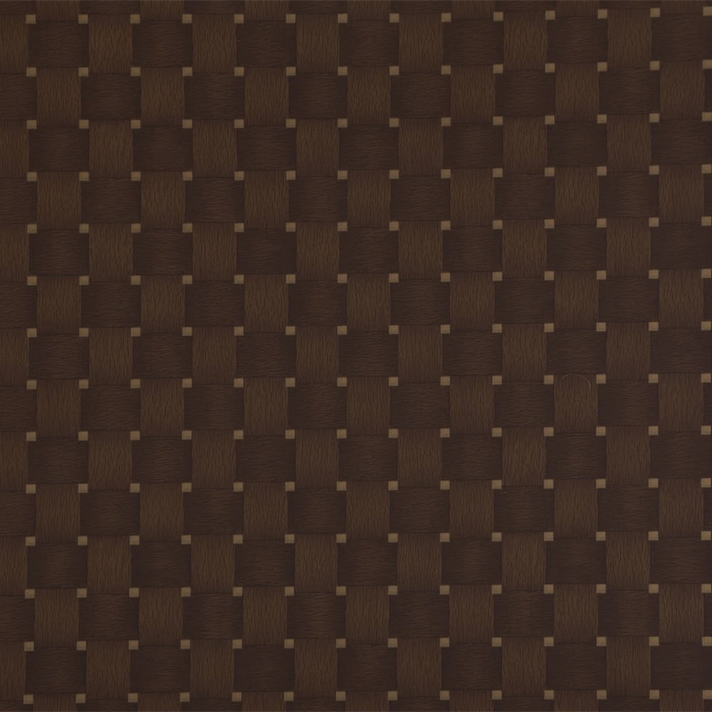 Dundee Deco Peel and Stick Self Adhesive Wallpaper - Abstract Wooden Dark Brown Squares, Dots, 18 ft x 18 in