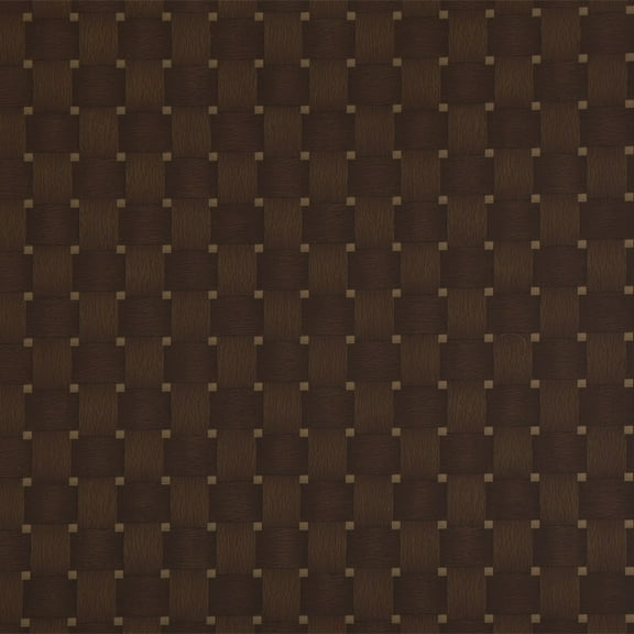 Dundee Deco Peel and Stick Self Adhesive Wallpaper - Abstract Wooden Dark Brown Squares, Dots, 18 ft x 18 in