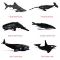 thumbnail image 1 of Langgg 6pcs/set Simulated Sea Creatures Toy Animals Figures Plastic Marine Bath Toy Models Children Educational Toy, 1 of 6