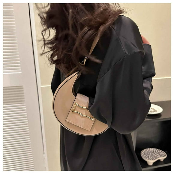 Fufafayo One Shoulder Crossbody Bag Large Capacity Multi Compartment Women Bag, Leather Tote Shoulder Bag, Fashion Handbag Purse for Work Travel Shopping