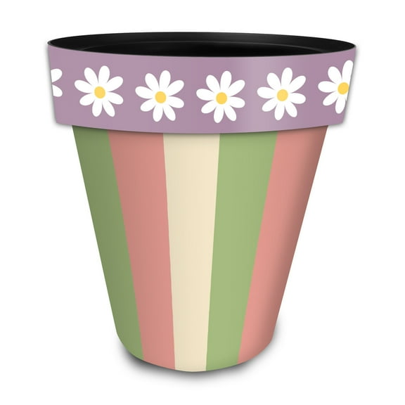 Briarwood Lane Spring Stripes Large Planter