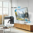 thumbnail image 2 of MountFTV Full Motion TV Wall Mount Bracket for 42-85 inch TVs up to 132 lbs, Swivel Articulating TV Mount with Tool-Free Tilt, Max 600x400mm, Fits 12" 16" Wood Studs, 2 of 9