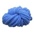 thumbnail image 4 of Wxqbjtam Chunky Chenille Yarn Acrylic Fibers Giant Soft Yarn Jumbo Bulky Yarn for Cushion Blue, 4 of 9