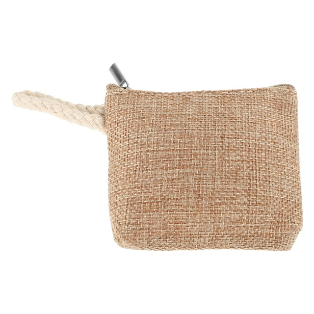 BRIGHTFUFU Monedero portátil multifuncional para maquillaje, monedero, pintalabios, llavero, monedero con cremallera, para mujer, bolsa de viaje