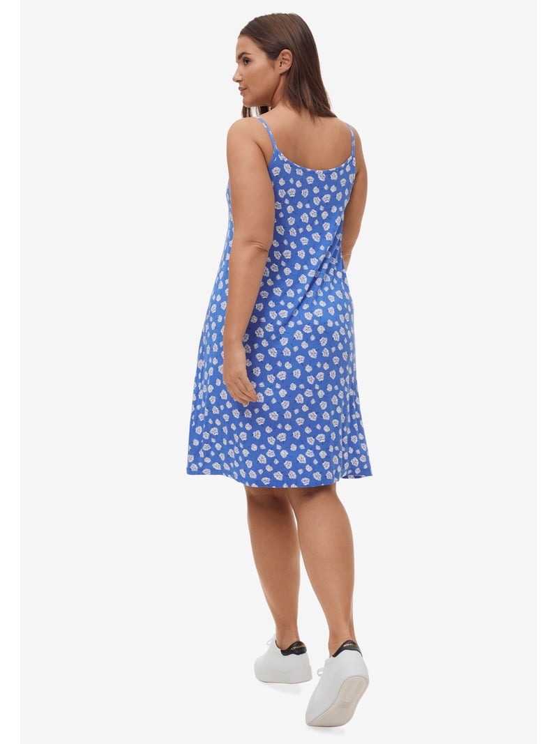 ellos Women's Plus Size Knit Tank Dress - 2X, Royal Cobalt - Walmart.com ellos Women's Plus Size Knit Tank Dress - 2X, Royal Cobalt - Walmart.com