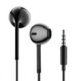thumbnail image 1 of Wired 3.5mm Hi-Fi Earbuds with Microphone, Heavy Bass Stereo Sound, Noise Isolation, Ergonomic Secure Fit, Remote Control for Calls/Music, Compatible with Android/iOS Smartphones, PC, Walkman - No, 1 of 5