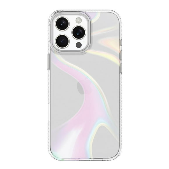 Iridescent Illusion - Coque de téléphone haute couture pour iPhone 16 Pro Max Du glamour pour vous!