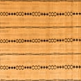 thumbnail image 1 of Ahgly Company Indoor Square Abstract Orange Modern Area Rugs, 3' Square, 1 of 4