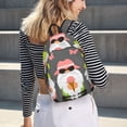 thumbnail image 5 of Lsque Summer Gnome 1 Pattern Canvas Daypack, Durable Backpack, High-quality Versatile Backpack,Vintage Compact Backpack-Medium, 5 of 6