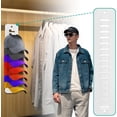 thumbnail image 4 of Organizador De Gorras, 2 Piezas Colgador De Gorras, Estante De Almacenamiento Montado En La Pared, 2 Métodos De Instalación, Puede Contener 32 Sombreros (Blanco), 4 of 4