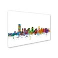thumbnail image 2 of Trademark Fine Art "Jersey City New Jersey Skyline" Canvas Art by Michael Tompsett, 2 of 2