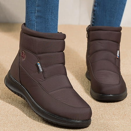 

Women Boots Snow Keep Warm Ladies Shoes Waterproof Boots Ladies Zipper Women s Boots Fashion Casual Botas Mujer Winter Footwear