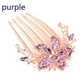 thumbnail image 1 of 1 pc dulce colorido cristal flor horquillas para las mujeres moda peine pelo headwear accesorios de joyería, 1 of 4