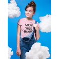 thumbnail image 2 of Wash Your Hands T-Shirt Juniors -Smartprints Designs,  Medium, 2 of 4