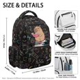 thumbnail image 4 of Xixirimido Capybara Fomulas 17inch Backpack for Kids Multi-pocket School Bag for Boys Large Capacity Bookbag for Preschool Kindergarten Elementary Students, 4 of 8
