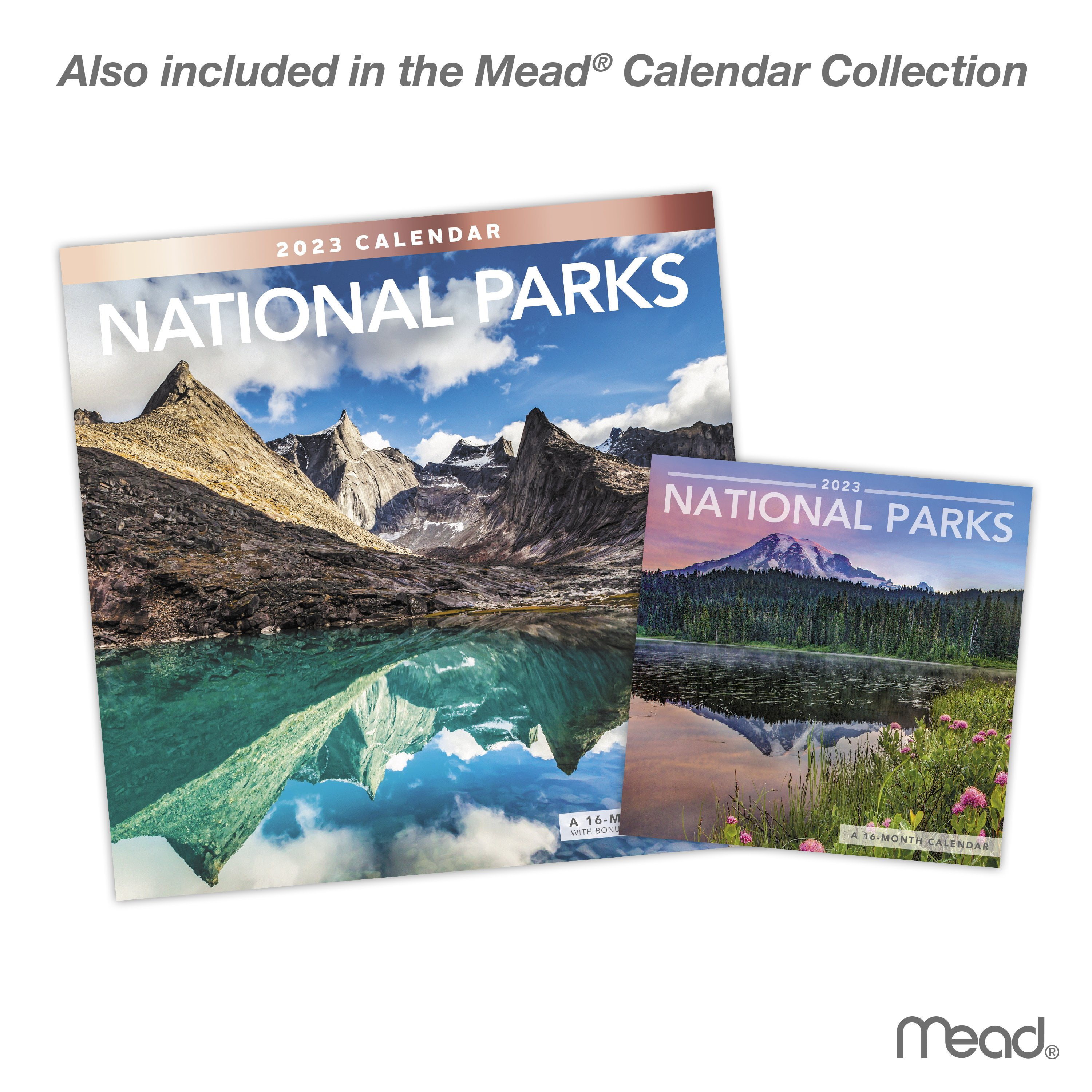 2023 Wall Calendar, National Parks, 12" x 12" by Mead (WMEP0810-23)