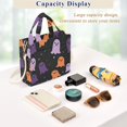 thumbnail image 5 of FORMRS Womens Corduroy Tote Bag Crossbody Shoulder Handbag with Pocket, Halloween Orange Ghosts, 5 of 7