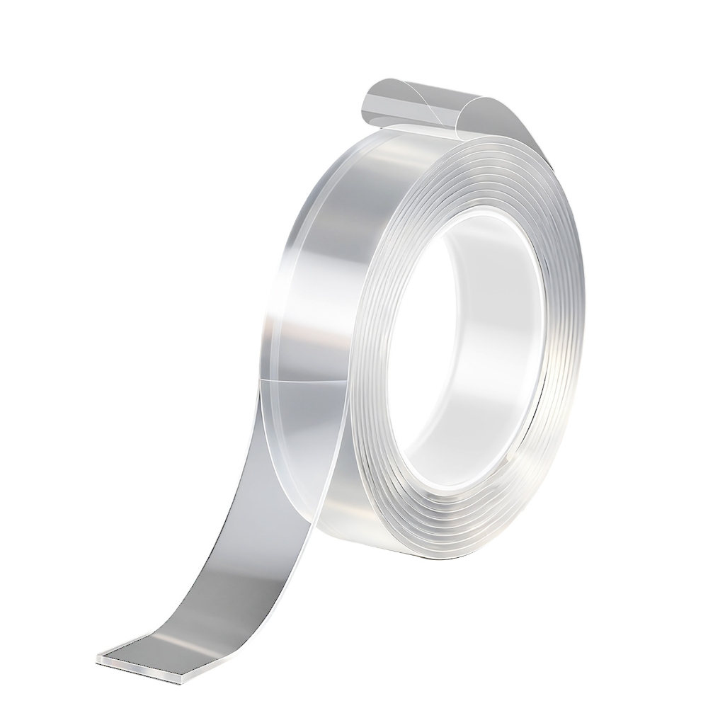 3Pcs Removable Strong Adhesive Strips Clear Double Sided Adhesive Tape For Wall Decorations Cables management Enduring
