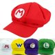 thumbnail image 1 of Anime Super Luigi Bros Carta Impreso Sombreros Cosplaycartoon Gorra de béisbol para Adulto,11 Feliz Sencillez, 1 of 4