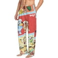 thumbnail image 6 of Masiiu Bluey Pattern Men's Pajama Pants, Elastic Waist with Drawstring and Pockets, Comfortable Loungewear-, 6 of 6