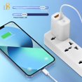 thumbnail image 4 of Aosijia USB C Charger 20W Fast Charging Block 2 Port Fast Charger Block with USB C Power Adapter PD Quick Charge 3.0 USB Wall Charger Plug, 4 of 13