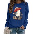 thumbnail image 4 of AYA Sweatshirts for Teen Girls Letter Print Hoodless Long Sleeved Pullover With Pockets, 4 of 5