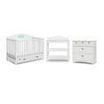Graco Story 5in1 Convertible Baby Crib with Drawer, White