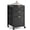 Black, variant on BoldGear 3 Drawer Fluted File Cabinet, Rolling File Cabinet Mobile Under Desk File Cabinet with Wheels, Fabric Drawers Printer Stand for Home Office, Fits Letter Size, Black