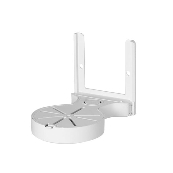 L Shaped Wall Mount Bracket Universal For Security Cameras PC Material With Built In Cable Management Easy Installation