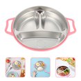 thumbnail image 2 of KAKOWELY Assiette pour Enfants Assiette de Service pour Aliments Compartimentée Assiette de Rangement pour Aliments Assiette Compartimentée pour Aliments,10.04"X8.03"X1.57 Pouces, 2 of 4