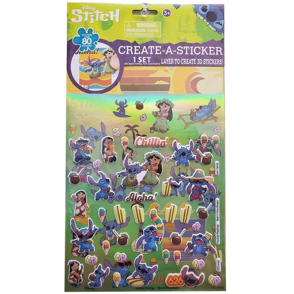 Disney Stitch over 80stickers set X2