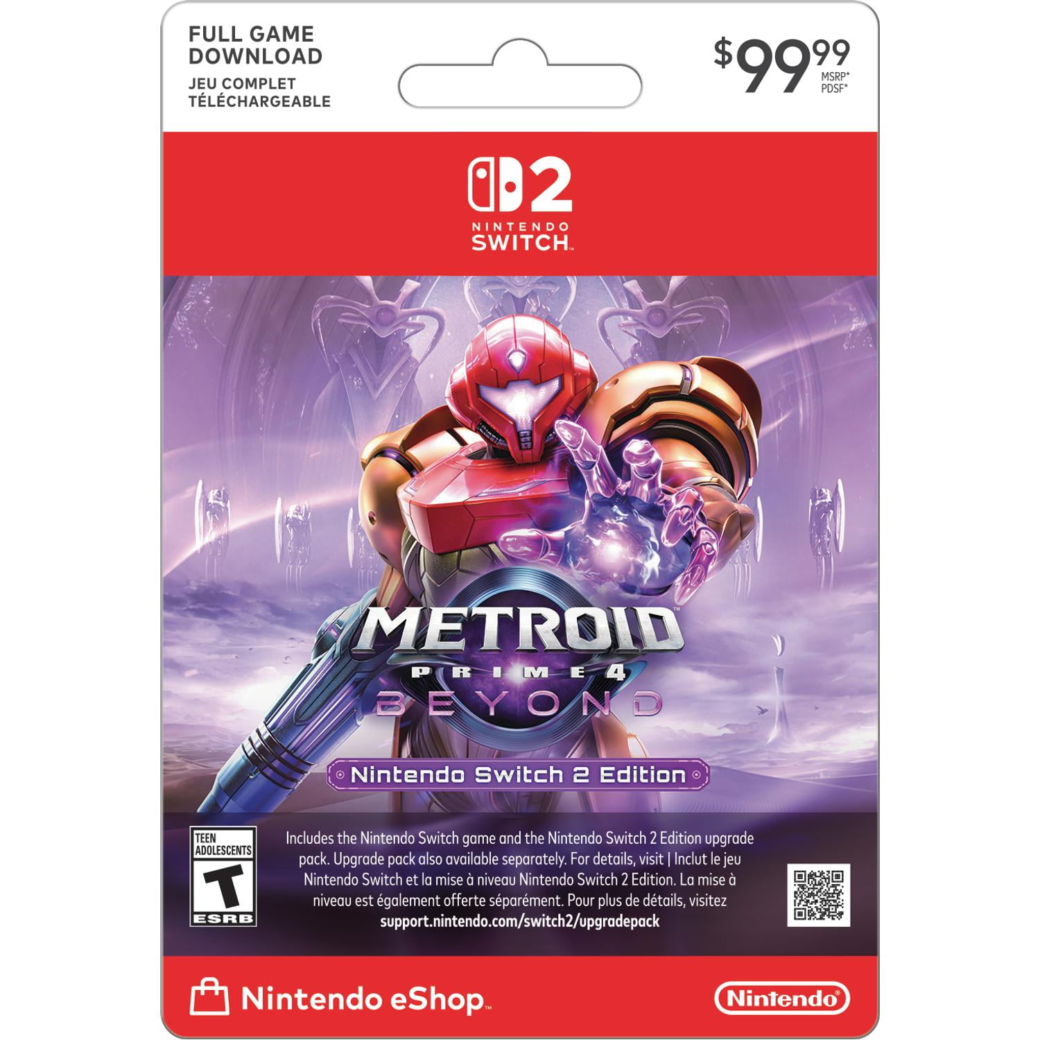 Metroid Prime 4: Beyond Nintendo Switch 2 Edition (Code numérique)