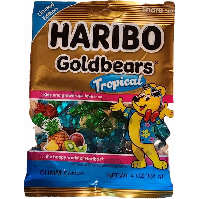 New Limited Edition Haribo YYF14 Goldbears Gummi Bears Tropical