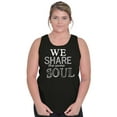 thumbnail image 4 of The Same Soul Love Soulmates Romantic Tank Top Tee Shirt Women Brisco Brands S, 4 of 5