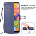 thumbnail image 4 of Case for Galaxy A01 Core, Leather Case for Samsung Galaxy A01 Core, Wallet, Scratch-Resistant Magnetic Cell Phone Pocket with Card Compartment, Blue, 4 of 7