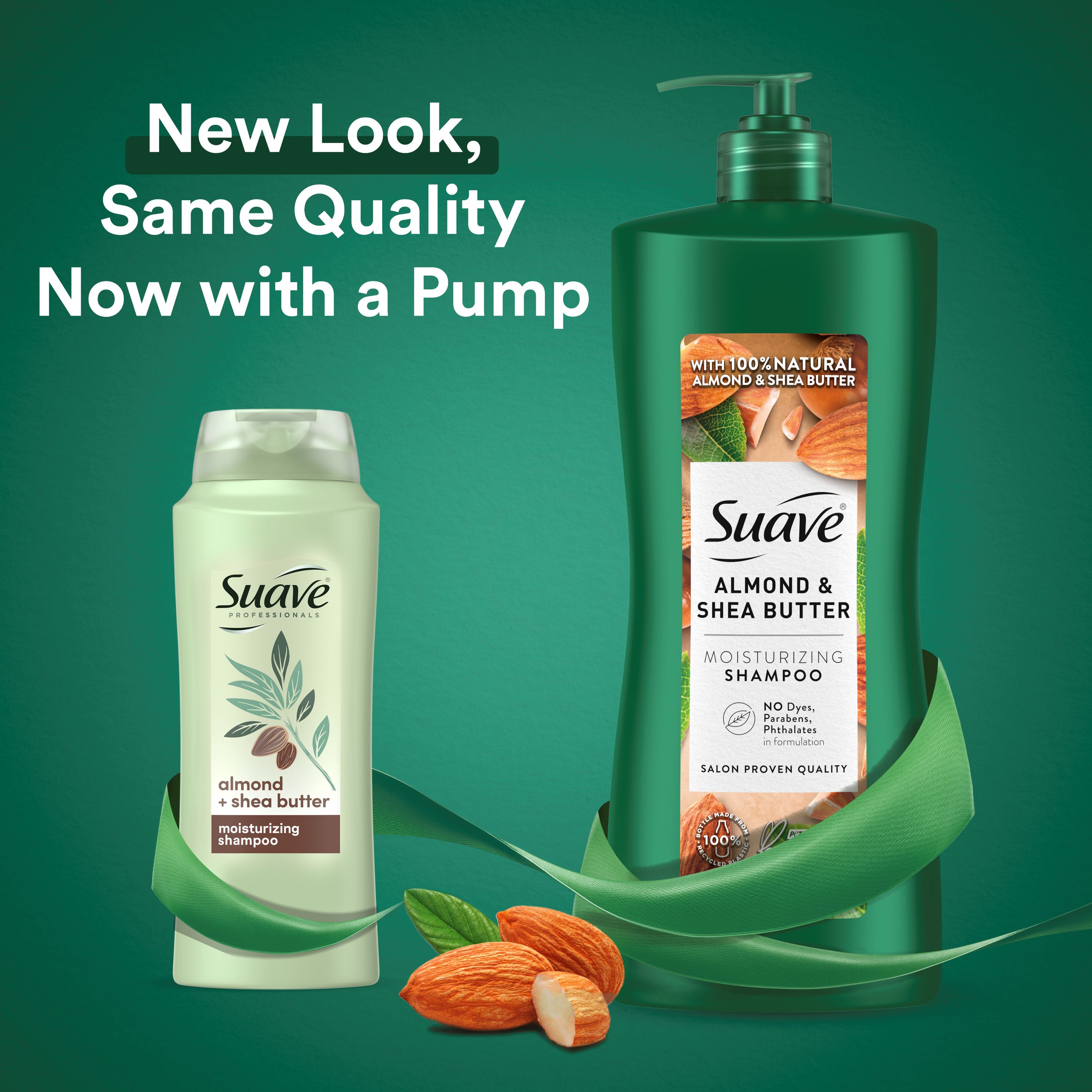 Suave Professionals Moisturizing Shampoo, Almond & Shea Butter, 28 fl oz - image 4 of 13