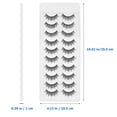 thumbnail image 2 of NUOLUX 10 Pares De Pestañas Postizas Negras Naturales Para Completar Tu Look De Maquillaje, 2 of 7
