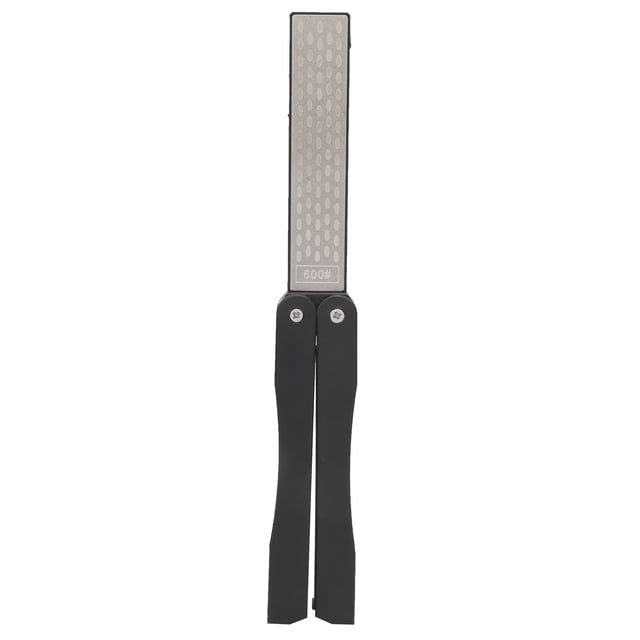Pierre à Aiguiser Portable pour Extérieur, Pierre à Aiguiser Pliable, Structure Durable pour Meulage Fin et Brut, Grand Compatibilité pour Femme Maison Homme Extérieur