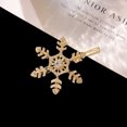 thumbnail image 2 of 4PC Snowflake Rhinestone Hair Clips for Women, Bridal Wedding Party Holiday Hair Accessories, Rhinestone Hairpins for Girls and Women,1.6x2.1 Inch, 2 of 4
