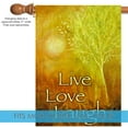 thumbnail image 3 of Toland Home Garden Live, Love, Laugh House Flag, 3 of 5