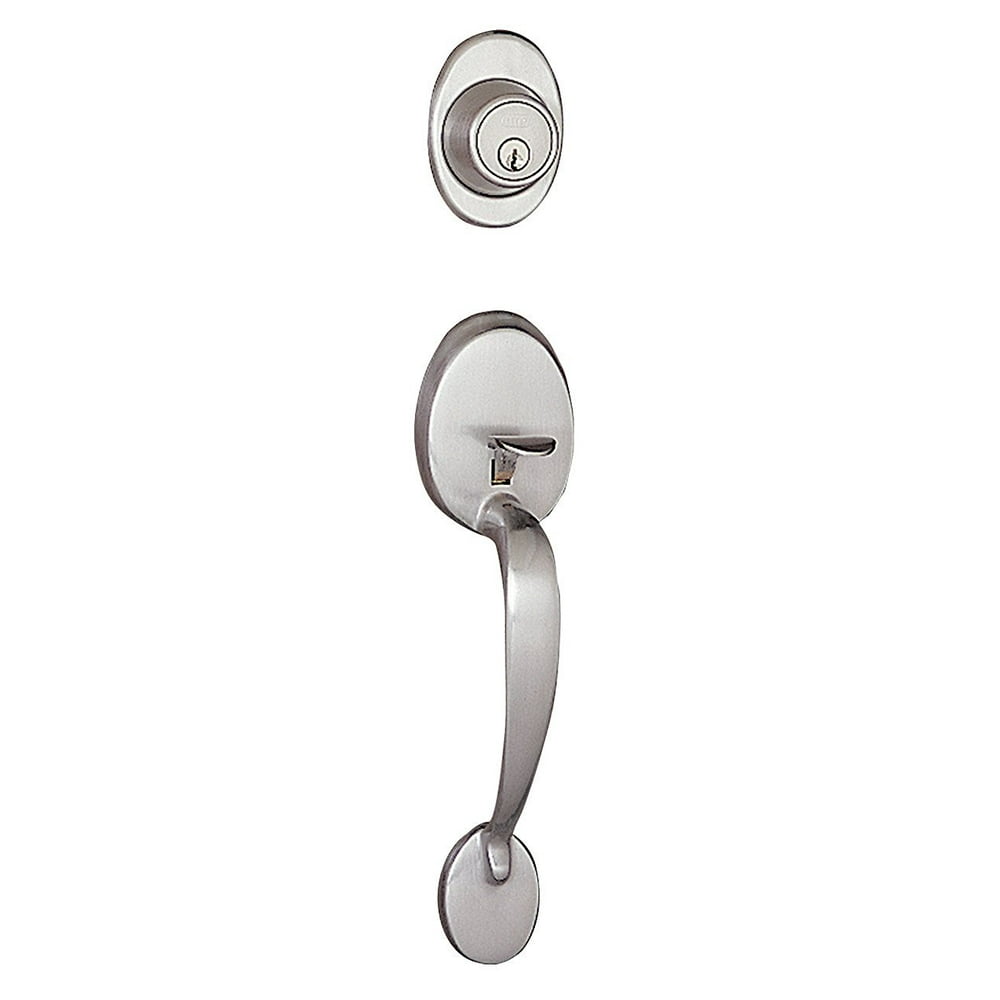 Two Piece Exterior Handleset Keyed Door Lock Hardware