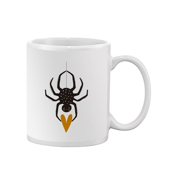 Funny Cute Spider W Heart Mug - Image by Shutterstock,
