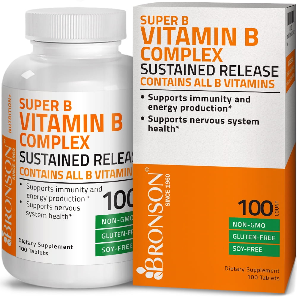 Super B Vitamin B Complex Sustained Slow Release (Vitamin B1, B2, B3