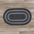 thumbnail image 1 of Colonial Mills Rug GW43R060X096 5 x 8 ft. Graywood Braided Rug  Charcoal, 1 of 1