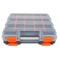 thumbnail image 1 of BRIGHTFUFU Box with Dividers Small Tool Parts Box Clear Design for Tools 1Set, 1 of 8