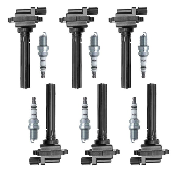 6 Ignition Coils and 6 NGK Iridium Spark Plugs Compatible with Suzuki Vitara Chevrolet Tracker UF237 Fits select: 2002-2003 SUZUKI XL7 PLUS/TOURING/LIMITED/STD