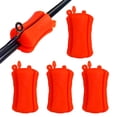 thumbnail image 1 of 4pcs Portable Fishing Rod Fixed Ball Multi-functional Soft Silicone Anti-slip Fishing Pole Wrap Equipment, 1 of 9