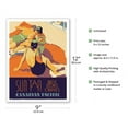 thumbnail image 2 of West Indies Cruises - Suntan - Canadian Pacific Steamships - Vintage Ocean Liner Travel Poster c.1936 - Master Art Print (Unframed) 9in x 12in, 2 of 4