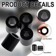 thumbnail image 2 of Nylon Spacers, Plastic Spacers Washers Assortment Kit, 345 Pcs Electrical Outlet Screw Spacers, M3 Black Round Spacer, 2 of 5