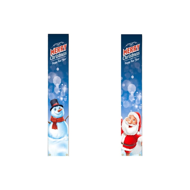 Advancent Pareados de puerta de Navidad para el hogar, adornos navideños interesantes para exteriores, colgantes de vacaciones, colgante para Kits de decoración para fiestas Tipo 4